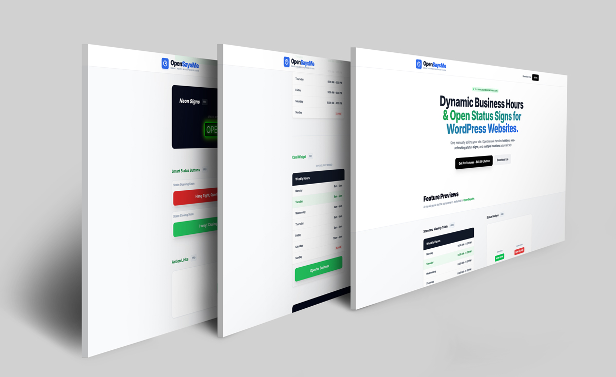 Simple Smart Business Hours Plugin